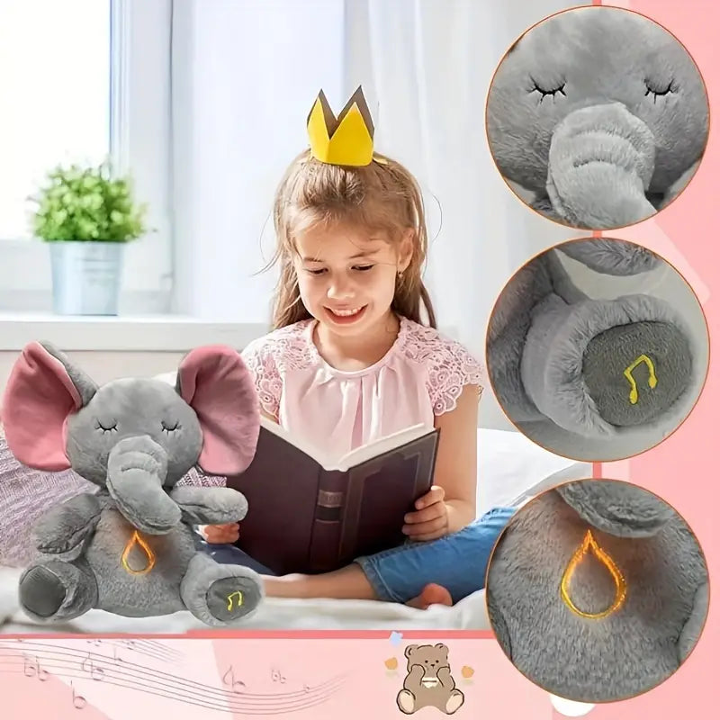 breathing musical elephant toy