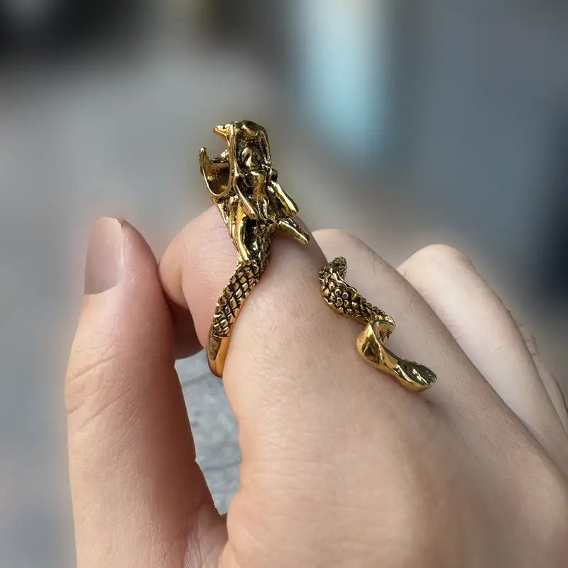 Ethnic Style Men's Fashion Personality Retro Dragon-Shaped Cigarette Holder